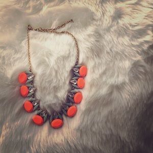 Neon orange necklace